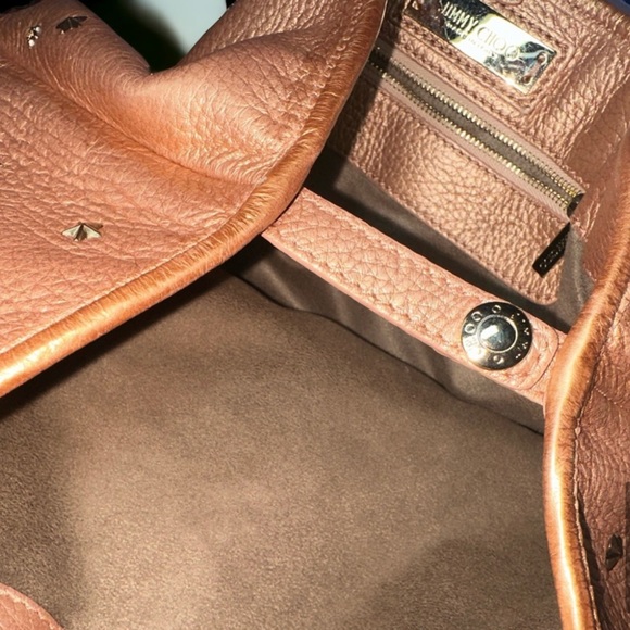 JIMMY CHOO Sasha Star Studded Tote W/ COA - Picture 12 of 17